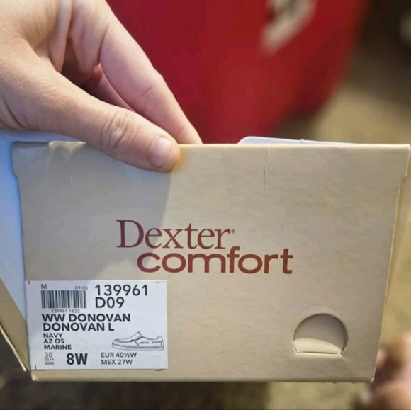 Dexter Comfort Donovan Shoes. 8W Navy AZ OS Marine - EUC - Picture 7 of 7